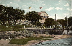 The Gem Theatre, Peak's Island Portland, ME Postcard Postcard