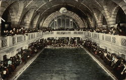 Interior of Pittsburg Natatorium, Manufacturers' Building Pittsburgh, PA Postcard Postcard