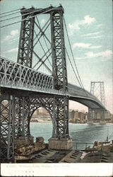 Williamsburg Bridge New York, NY Postcard Postcard