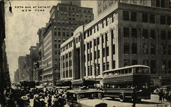 Fifth Avenue at 34th Street Postcard