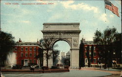 Washington Memorial Arch Postcard