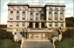 City Hall, Borough of Bronx Postcard