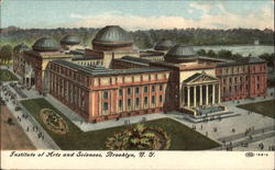 Institute of Arts and Sciences Brooklyn, NY Postcard Postcard