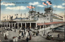 Steeplechase Pier Atlantic City, NJ Postcard Postcard