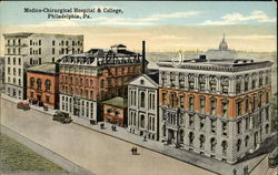 Medico-Chirugical Hospital & College Philadelphia, PA Postcard Postcard