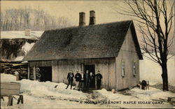 A Modern Vermont Maple Sugar Camp Morrisville, VT Postcard Postcard