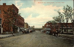 Santa Fe Avenue Looking North La Junta, CO Postcard Postcard