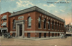 Carnegie Library Bradford, PA Postcard Postcard