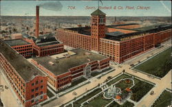 Sears, Roebuck & Co. Plant Chicago, IL Postcard Postcard