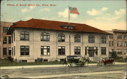 Offices of Buick Motor Co Postcard