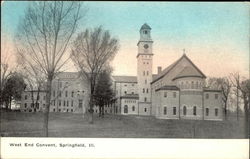 West End Convent Springfield, IL Postcard Postcard