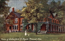 Home of Rutherford B. Hayes Fremont, OH Postcard Postcard