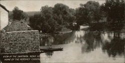 View of the Swatara, Near the Home of the Hershey Chocolate Company Postcard