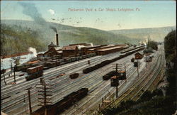 Packerton Yard & Car Shops Lehighton, PA Postcard Postcard