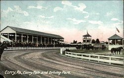 Corry Fair and Driving Park Postcard