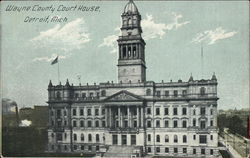 Wayne County Court House Postcard