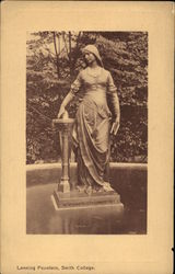 Smith College - Lanning Fountain Northampton, MA Postcard Postcard