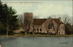 Chapel Across the Lake at Vassar College Postcard