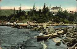 On the Shore of Lake Maccannamac Ontario Canada Postcard Postcard