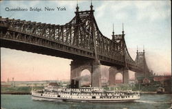 Queensboro Bridge New York, NY Postcard Postcard