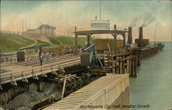 Pere Marquette Slip Dock Windsor, ON Canada Ontario Postcard Postcard