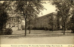 Concordia Teachers College - Commons and Dormitory A Postcard