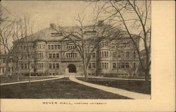 Harvard University - Sever Hall Cambridge, MA Postcard Postcard