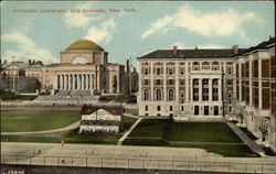 Columbia University and Grounds Postcard