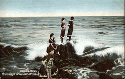 Googin's Rocks, Greetings from Old Orchard Postcard