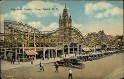 The Bobs Coaster Coney Island, NY Postcard Postcard