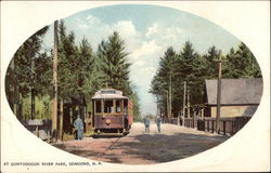 At Contoocook River Park Concord, NH Postcard Postcard