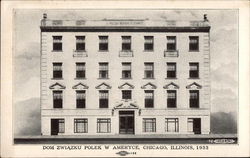 House of the Polish Women in America - 1933 Chicago, IL Postcard Postcard