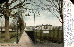 State Hospital Grounds Postcard