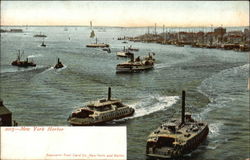 New York Harbor Postcard