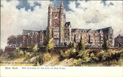 New College Building Postcard