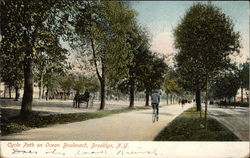 Cycle Path on Ocean Boulevard Postcard