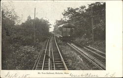 Mt. Tom Railroad Holyoke, MA Postcard Postcard