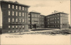 City Hospital Newark, NJ Postcard Postcard