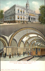 Underground Loop Station at City Hall New York, NY Postcard Postcard