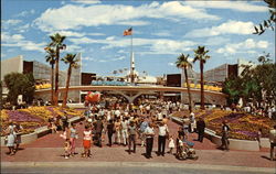 Tomorrowland...Entrance Disney Postcard Postcard