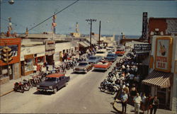 Street Scene, Daytona Beach Florida Postcard Postcard