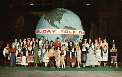 Holiday Folk Fair Postcard