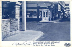 Neptune Grill St. Augustine, FL Postcard Postcard