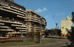 The Watergate Affair - Watergate Office Building - Howard Johnson Motel Postcard