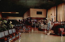 Inside View of the Houston International Airport Texas Postcard Postcard