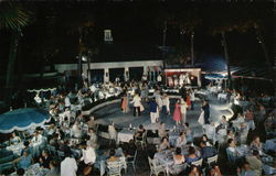 A Moonlight Dance on the Patio of the Surf Club Postcard