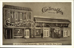 Cavanagh's Restaurant - Since 1876 New York, NY Postcard Postcard