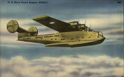 U.S. Navy Patrol Bomber XPB2Y-1 Postcard Postcard