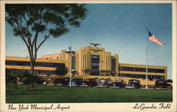 New York Municipal Airport - La Guardia Field Postcard