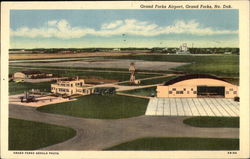 Grand Forks Airport North Dakota Postcard Postcard